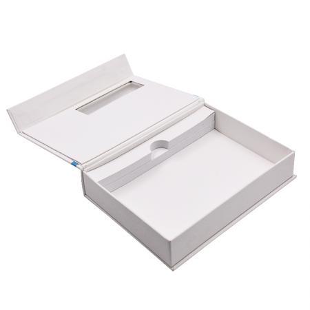 High-end Rigid Cardboard Gift Package Box With Clear PVC Window Box