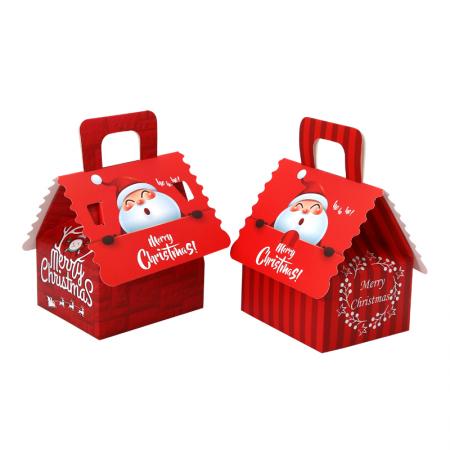 New products custom christmas calendar cookies candy chocolate apple paper box christmas gift box packaging
