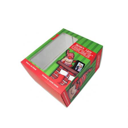 Custom Christmas Gift Doll Toy Packaging Boxes with Clear Window