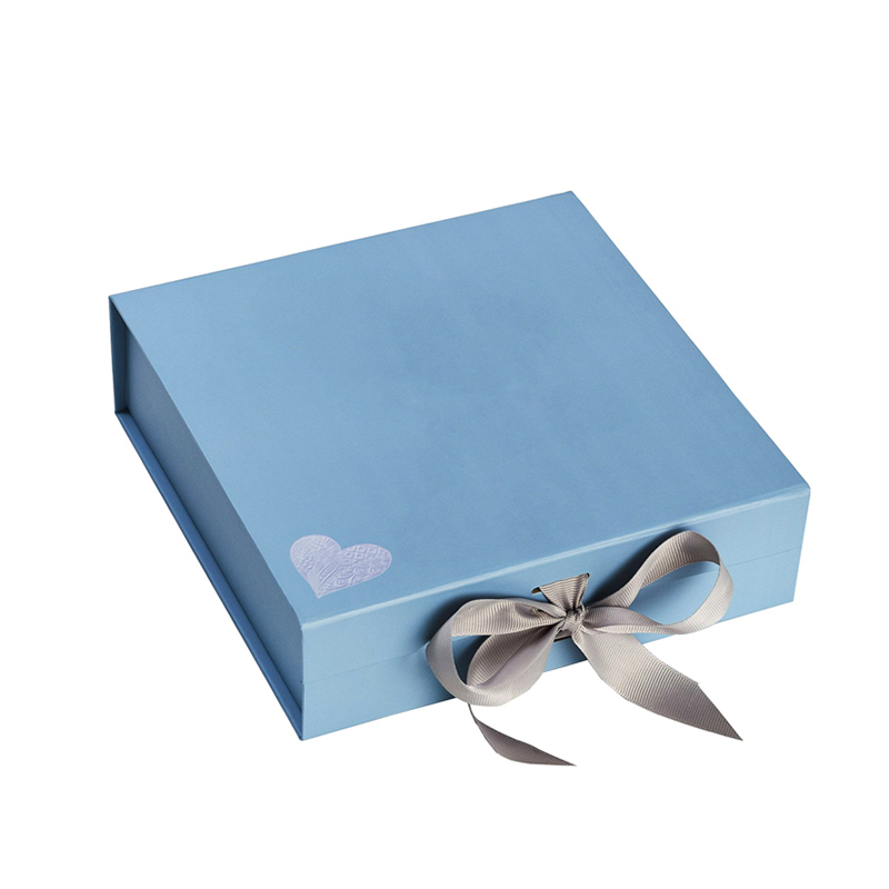 Folding Makeup Beautiful Gift Box With Ribbon Tie