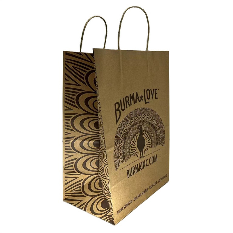 recycled food grade brown paper bag