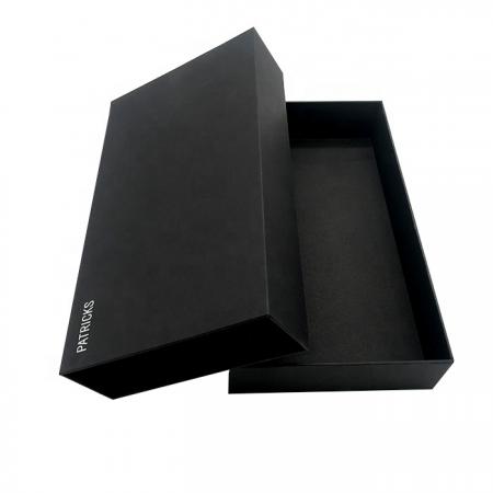 New product Custom black gift box supplier