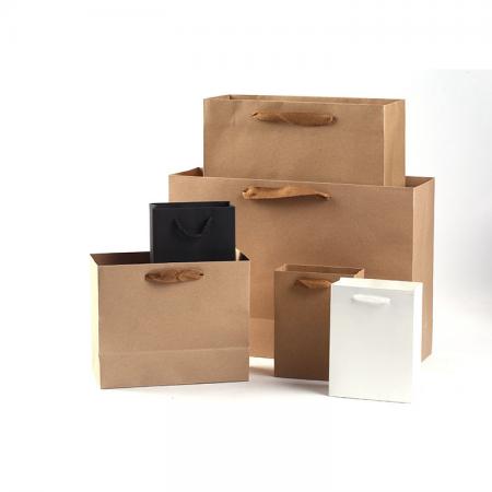 brown kraft paper bag custom and design