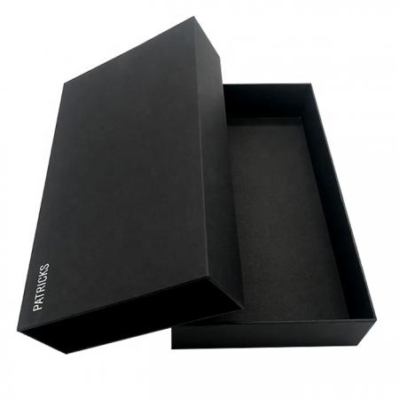 New product Custom black gift box supplier