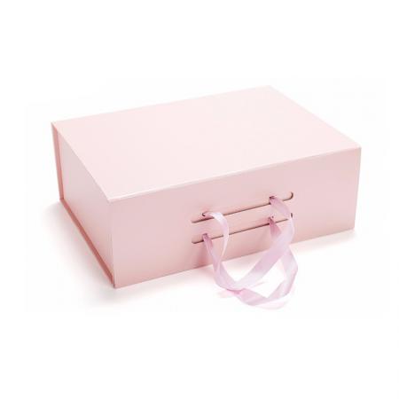 China magnetic flat folding gift box custom