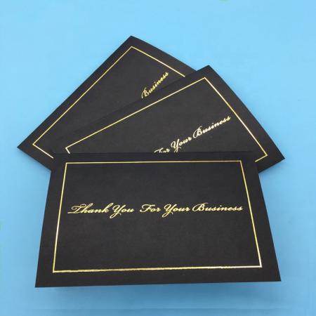 Gold foil logo shopping card printing supplier