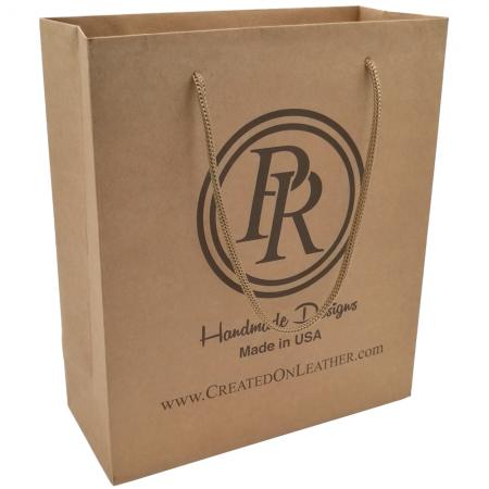 Wholesale china gift shopping craft brown kraft paper bag