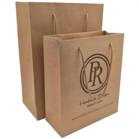 Wholesale china gift shopping craft brown kraft paper bag