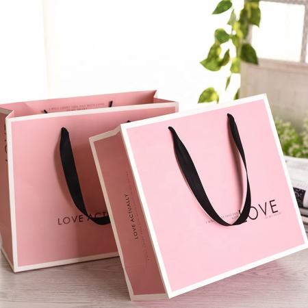 advertising paper bag logo printing bag custom packaging cardboard