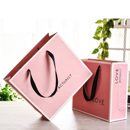 advertising paper bag logo printing bag custom packaging cardboard