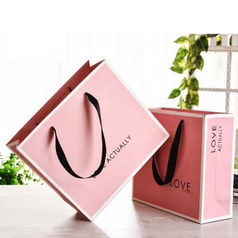 advertising paper bag logo printing bag custom packaging cardboard