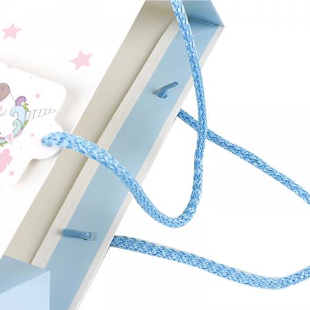 Cartoon unicorn design custom gift paper shopping bag
