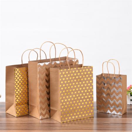 cheap Special Christmas mini gift paper carrier shopping bag of paper material kraft paper bag china