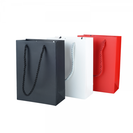Wholesale Custom Colored Fancy Paper Gift Shopping Bag With Handles custom paper bag
