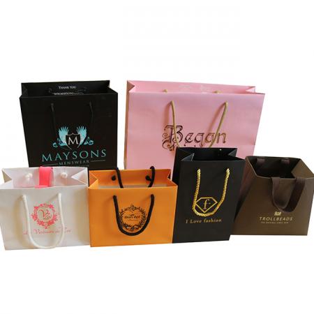 Wholesale Cheap Custom Design Shopping Paper Bags With Your Own Logo