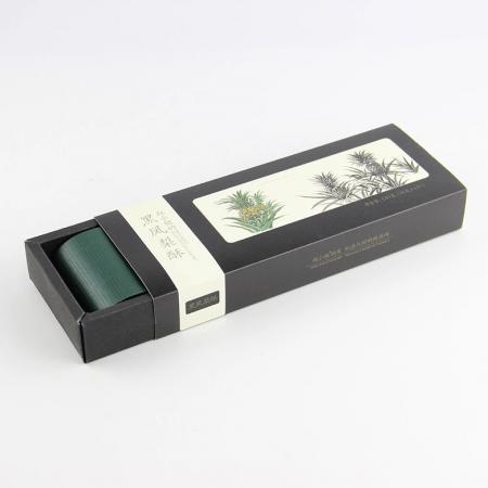 Custom Printed 300g 400 Gsm Small Black Folding Art Paper Box