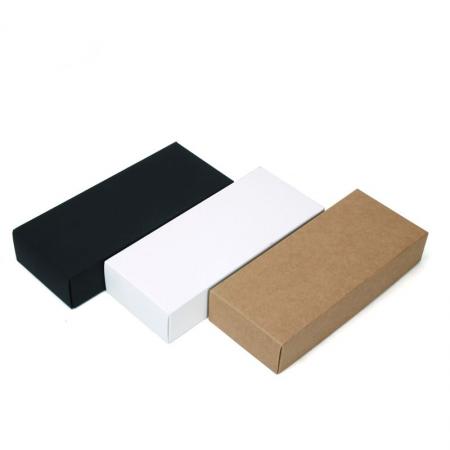 Custom logo sliding drawer packaging box recycled kraft paper gift box