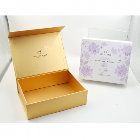 Custom Color printed rigid paper cosmetic packaging custom magnetic box