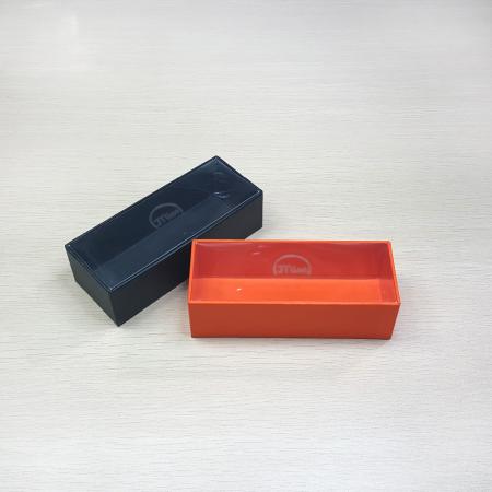 Premium custom clear gift packaging paper box with pvc window
