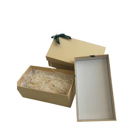 Fast supply speed custom shoe recycled kraft brown craft paper box with logo