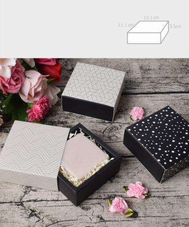 Custom Ivory Black Chocolate Candy Paper Drawer Slide Packaging Gift Box With Paper Dividers