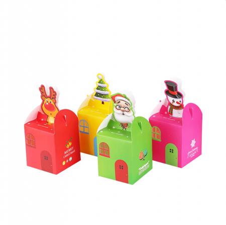 christmas decorative small Cartoon Apple fruit packing boxes wholesale