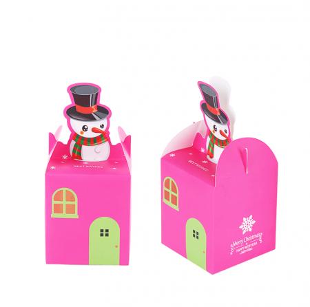 christmas decorative small Cartoon Apple fruit packing boxes wholesale