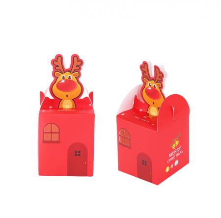 christmas decorative small Cartoon Apple fruit packing boxes wholesale