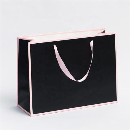 Wholesale Fashion Custom Boutique Clothes Shopping Gift Packaging Coated Paper Bag