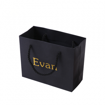 Luxury Custom Laminated Shopping Gift Packaging Paper Bag With logo print