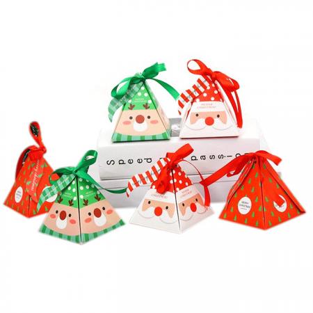 custom packaging box diy cardboard chocolate christmas ornament gift box for Merry Christmas