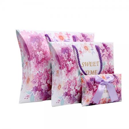 Different design size custom scarf paper pillow gift box