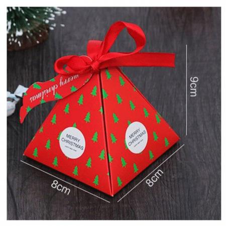 custom packaging box diy cardboard chocolate christmas ornament gift box for Merry Christmas