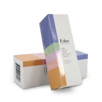 Custom rectangular cosmetic paper box packaging, coated paper packing box for nutritive skin care product