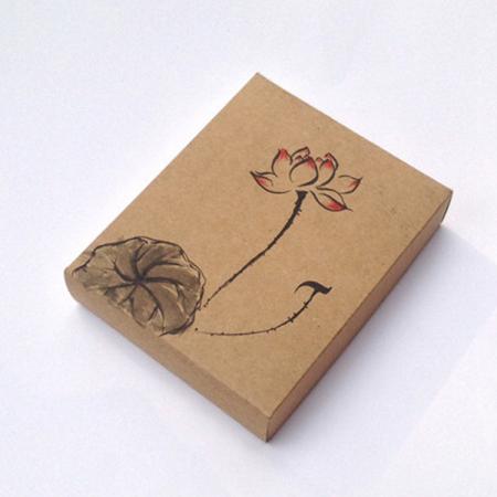 Luxury Custom Packing Kraft Paper Slider Brown Recycle Cardboard Gift Box