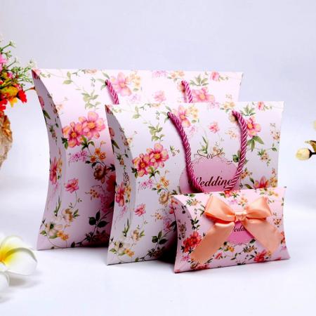 Different design size custom scarf paper pillow gift box
