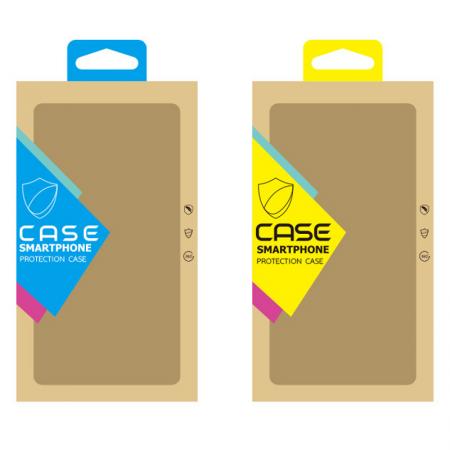 Kraft Paper Phone Case Packaging Boxes Mobile Phone Cases Paper Packing Box For iphone 4.7 inch 5.5inch