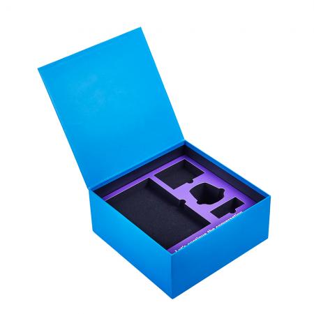 Flap Lid Packaging Cardboard Bespoke Custom Magnetic Closure Gift Box