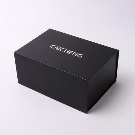 Private label cosmetics makeup packaging black gift box