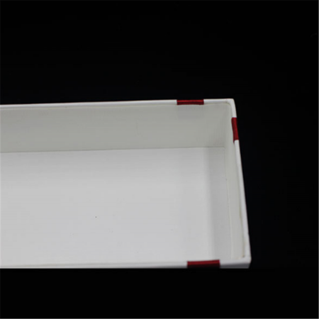 new design small white cardboard gift box packaging with lid ribbon for watch