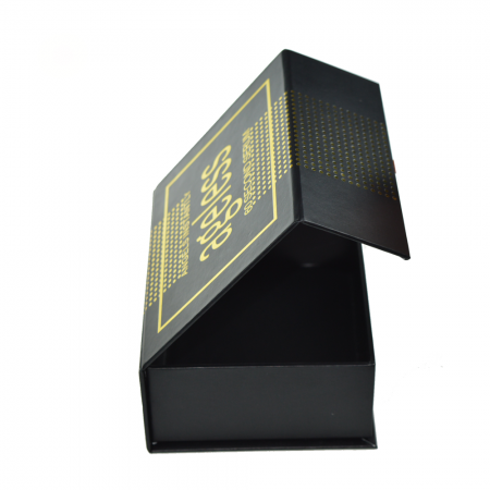 Custom New Design Printing Black Magnetic Gift Box With Your Logo