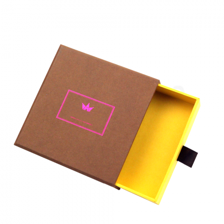 Luxury custom packing kraft jewelry drawer gift box