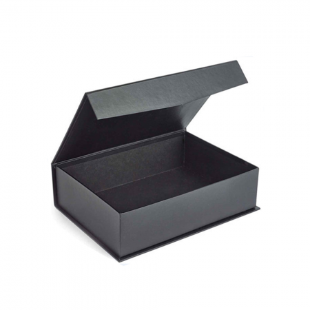 Custom New Design Printing Black Magnetic Gift Box With Your Logo