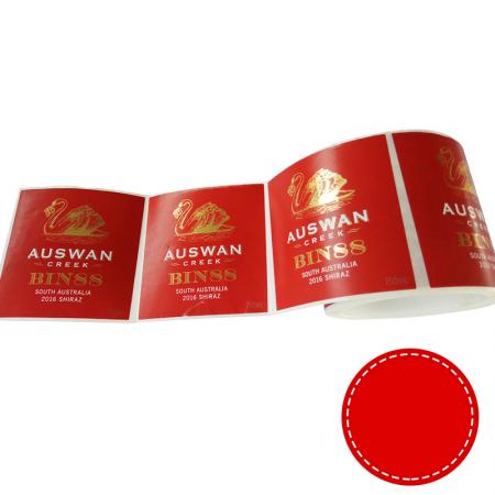 China Supplier Custom Printed Adhesive Bottle Labels Blank Label Sticker