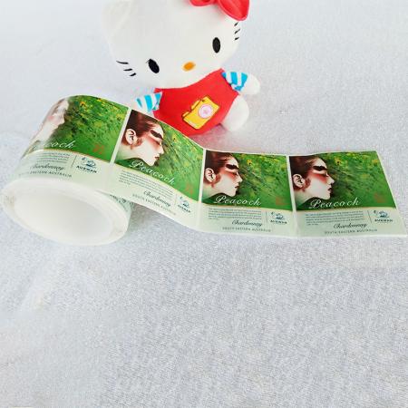 printed rectangle self-adhesive clothing label stickers