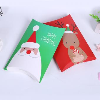 custom white kraft paper christmas paper gift boxes paper box for christmas