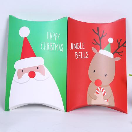 custom white kraft paper christmas paper gift boxes paper box for christmas