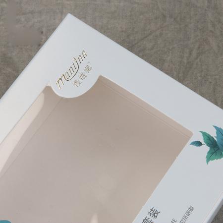 Custom size high quality bath bomb gift packaging box with pvc window