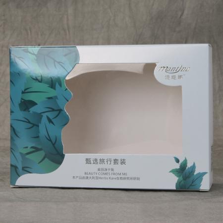 Custom size high quality bath bomb gift packaging box with pvc window