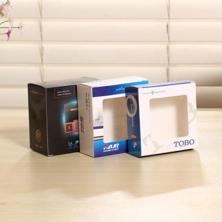 Hot sale gift packaging cosmetic paper box with window